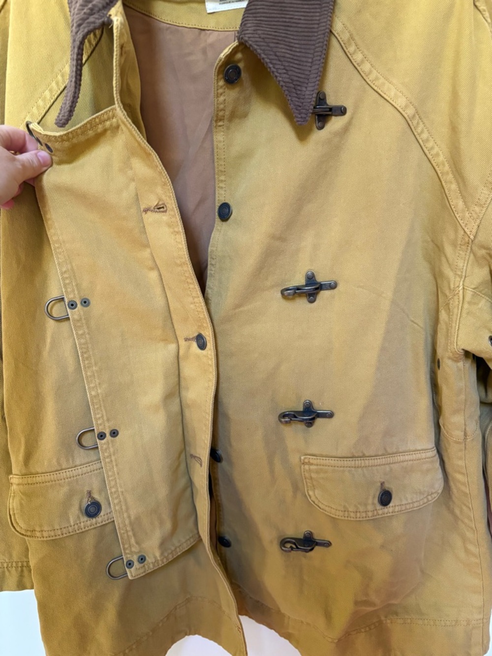 NWOT Free People We The Free Denim Barn Coat Size Medium - Picture 6 of 15